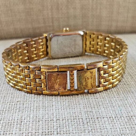 Precision by Gruen Vintage Wristwatch Gold Tone Quartz Analog Wrist Watch - Picture 11 of 11